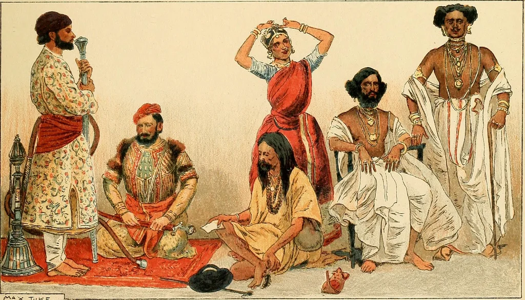 An illustration from Geschichte des Kostüms, 1905, leaf 252