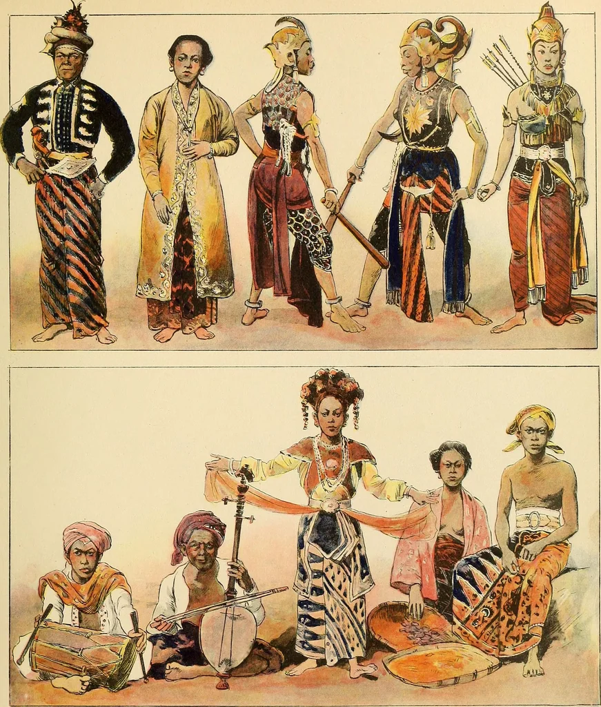 An illustration from Geschichte des Kostüms, 1905, leaf 264