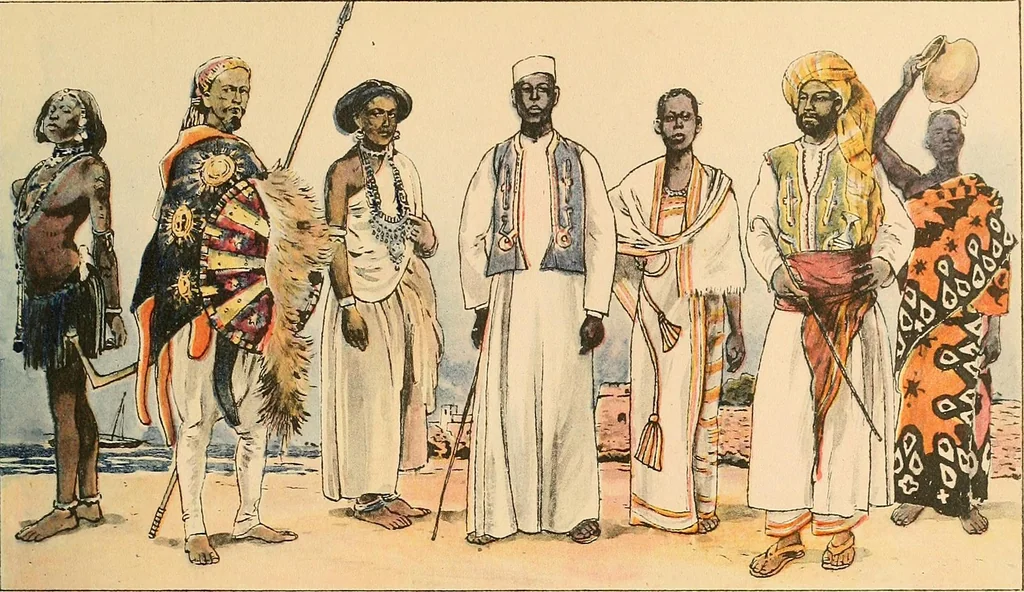 An illustration from Geschichte des Kostüms, 1905, leaf 268