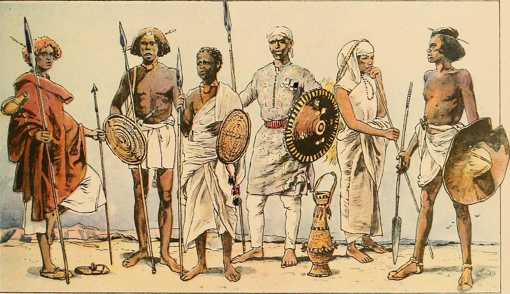 An illustration from Geschichte des Kostüms, 1905, leaf 268