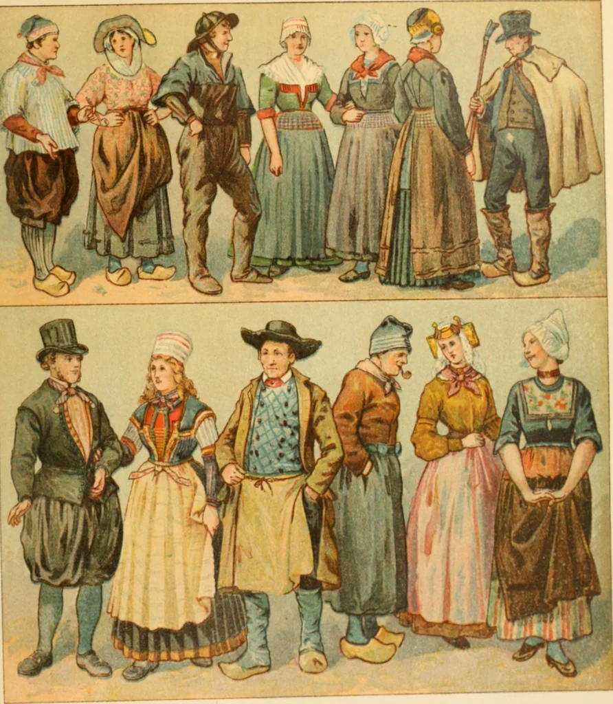 An illustration from Geschichte des Kostüms, 1905, leaf 28