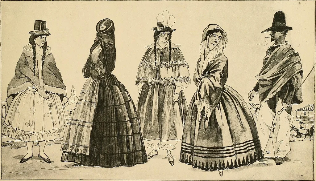 An illustration from Geschichte des Kostüms, 1905, leaf 296