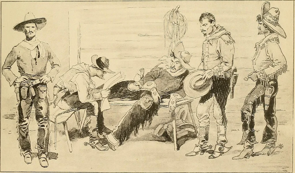 An illustration from Geschichte des Kostüms, 1905, leaf 312