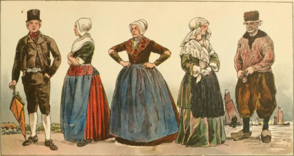 An illustration from Geschichte des Kostüms, 1905, leaf 32