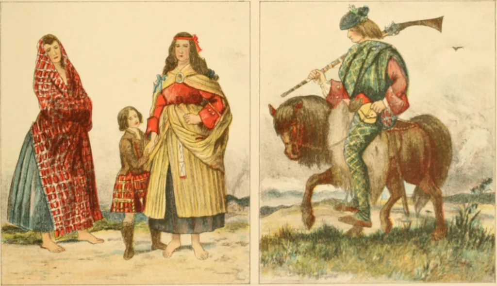 An illustration from Geschichte des Kostüms, 1905, leaf 44