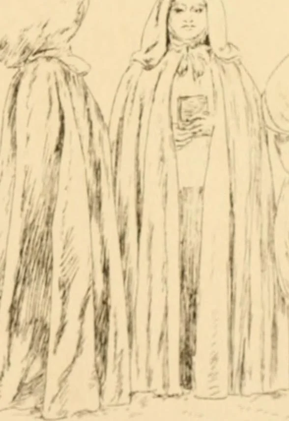 An illustration from Geschichte des Kostüms, 1905, leaf 60