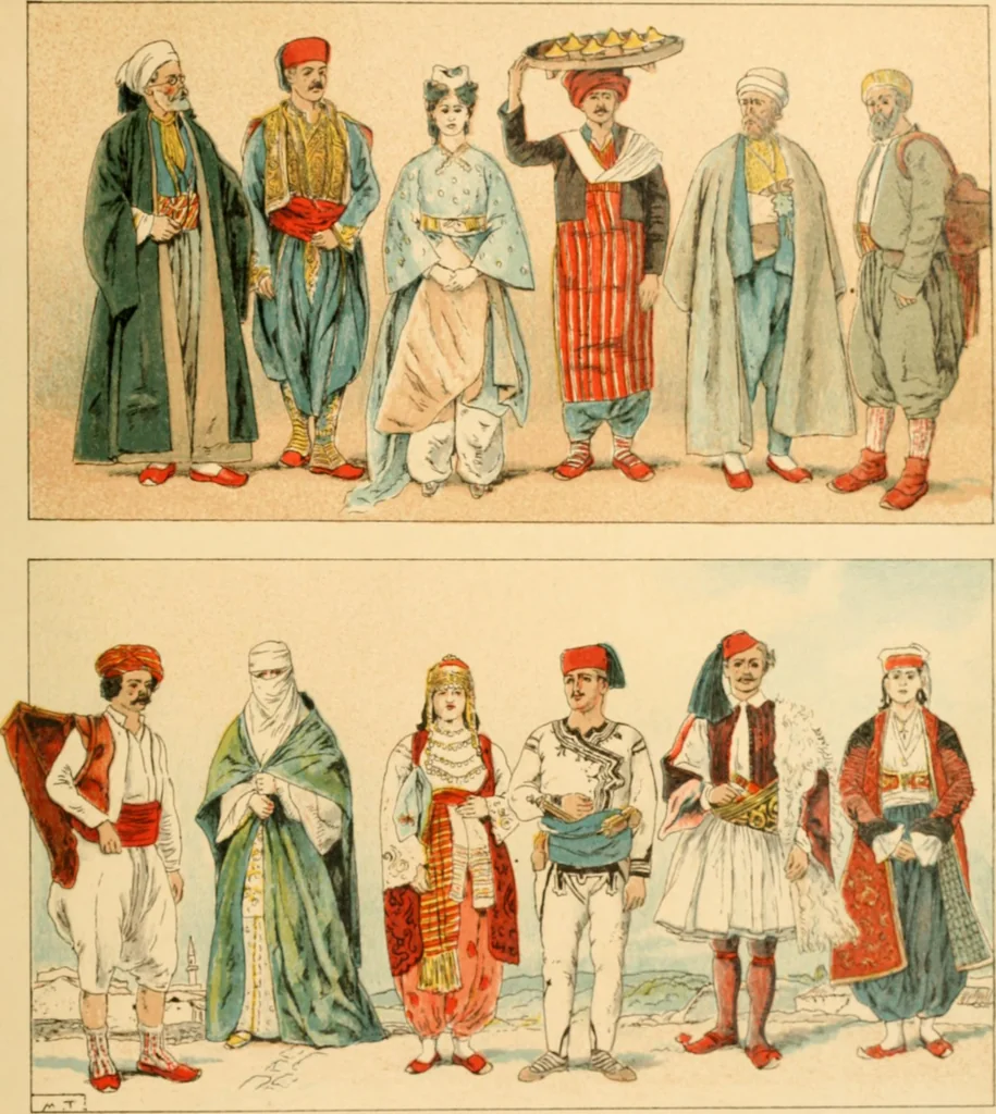 An illustration from Geschichte des Kostüms, 1905, leaf 68