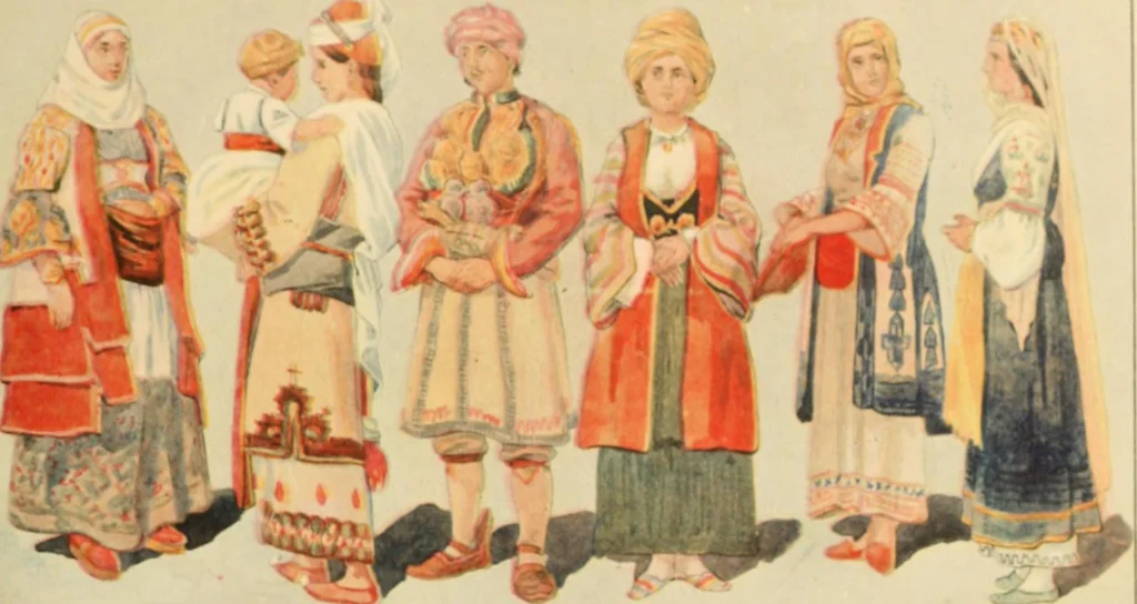 An illustration from Geschichte des Kostüms, 1905, leaf 72