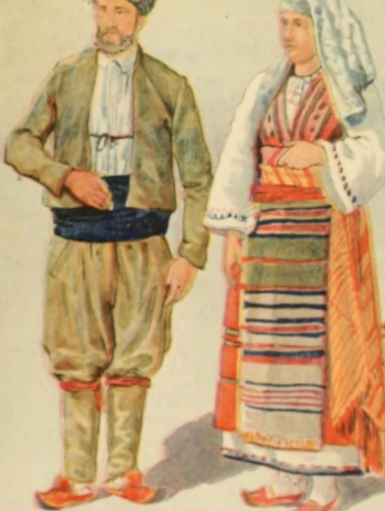 An illustration from Geschichte des Kostüms, 1905, leaf 72