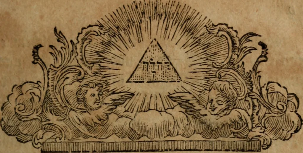 An illustration from Geschichte des Lebens, der Marter, und der Wunderwerke des heiligen Johannes v. Nepomuck Domherrn zu Prag, 1700, leaf 14