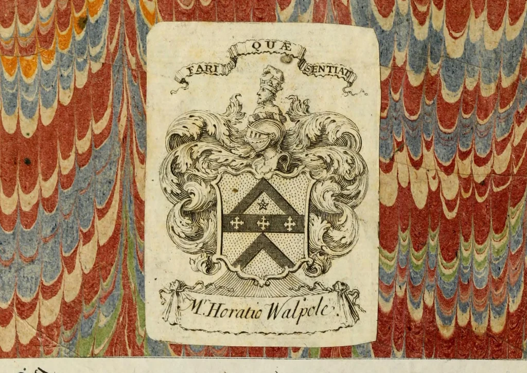 An illustration from Gesta Grayorum, or, The history of the high and mighty prince, Henry Prince of Purpoole ... : together with a masque, as it was presented (by His Highness's command) for the entertainment of Q. Elizabeth, who, with the nobles of both courts, was present thereat, 1688, leaf 2