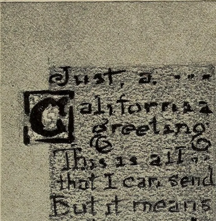 An illustration from Gift card designing, 1922, leaf 13