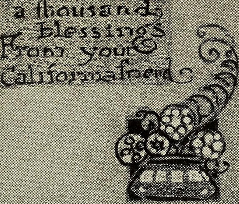 An illustration from Gift card designing, 1922, leaf 13