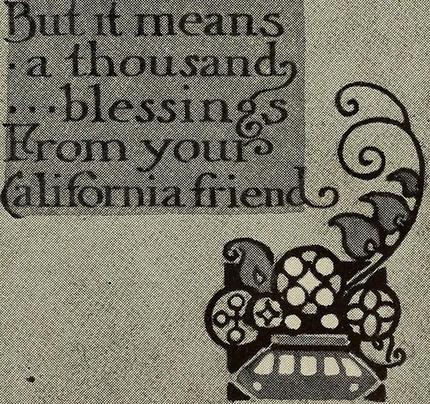 An illustration from Gift card designing, 1922, leaf 13