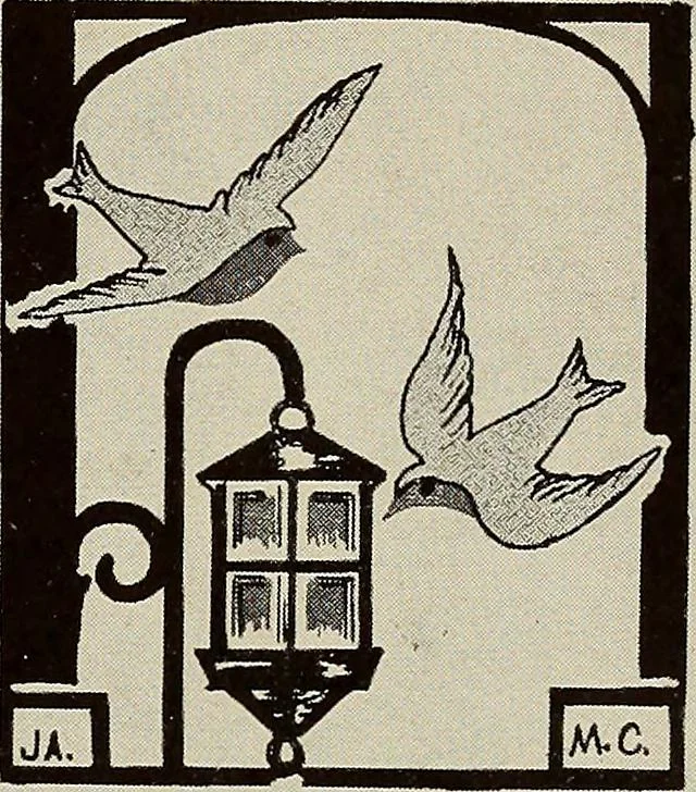 An illustration from Gift card designing, 1922, leaf 19
