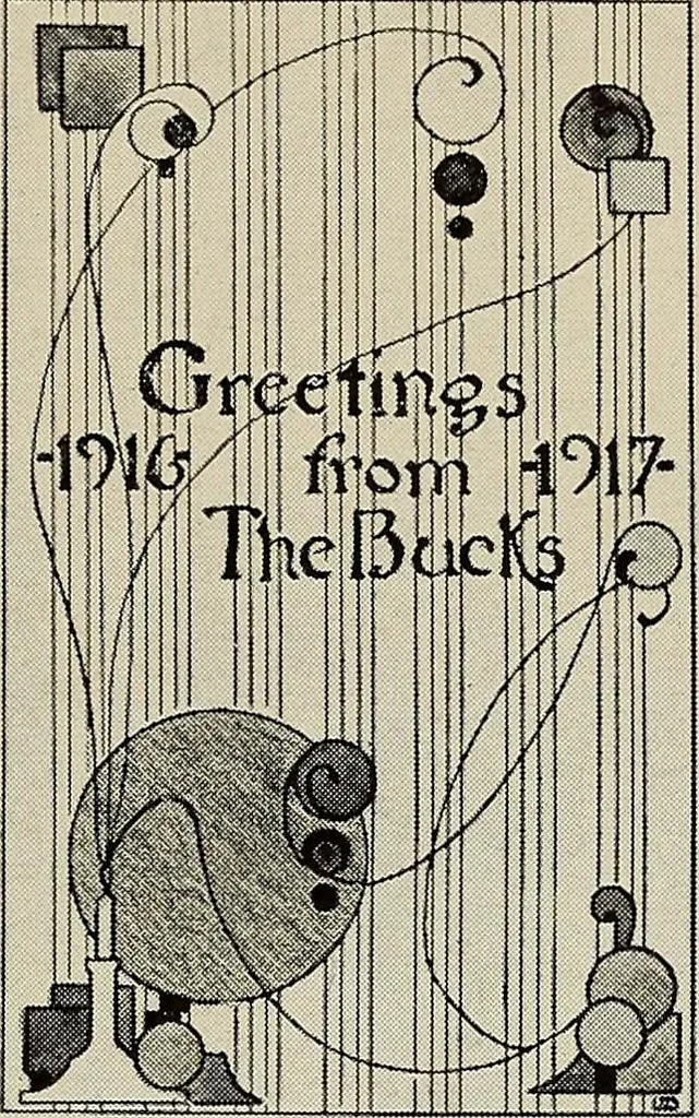An illustration from Gift card designing, 1922, leaf 27
