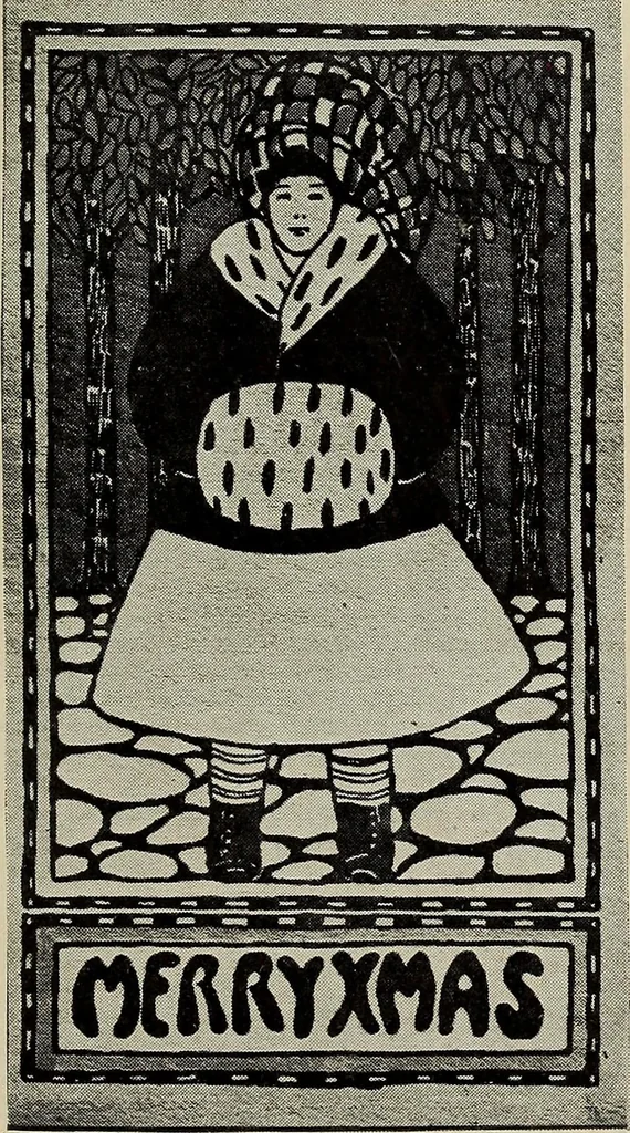 An illustration from Gift card designing, 1922, leaf 31