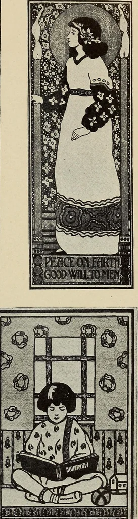 An illustration from Gift card designing, 1922, leaf 31