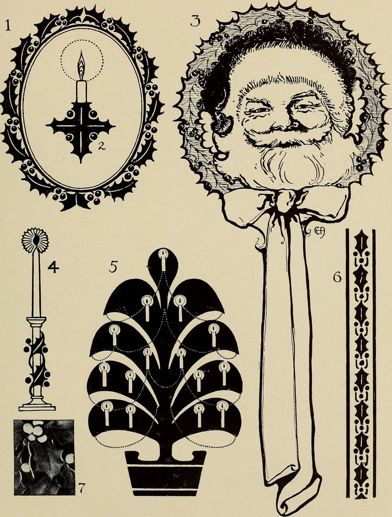 An illustration from Gift card designing, 1922, leaf 33