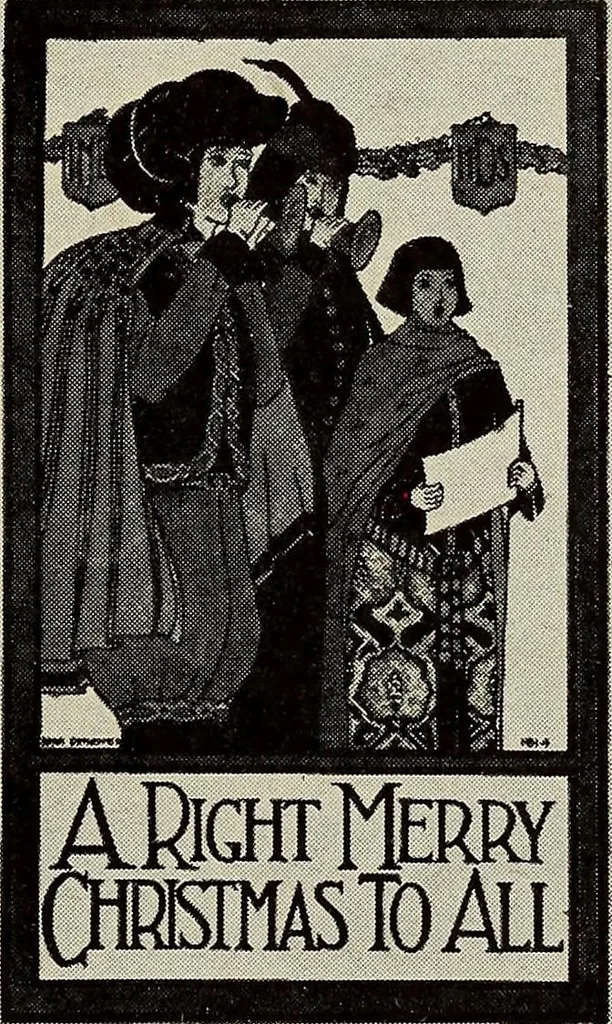 An illustration from Gift card designing, 1922, leaf 37