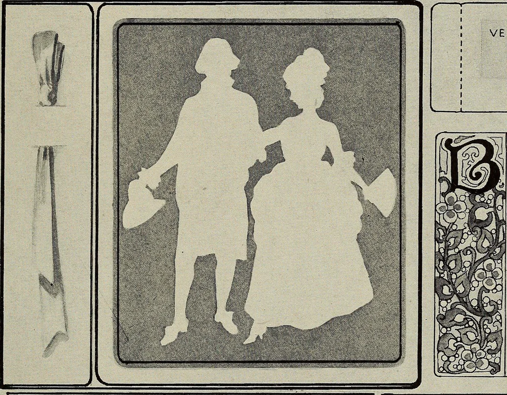 An illustration from Gift card designing, 1922, leaf 39