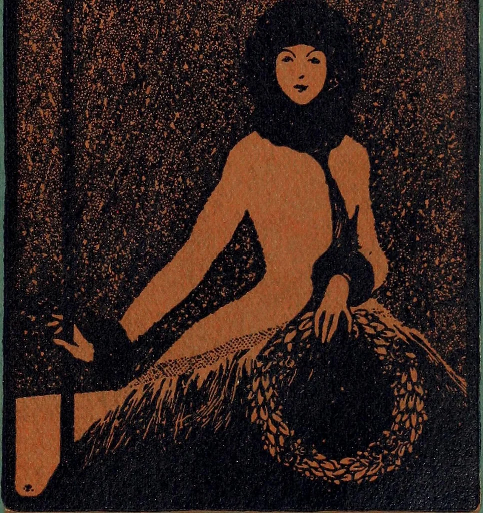 An illustration from Gift card designing, 1922, leaf 5