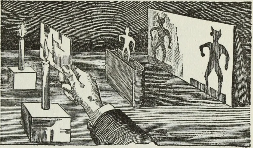 An illustration from Gilbert light experiments for boys, 1920, leaf 102