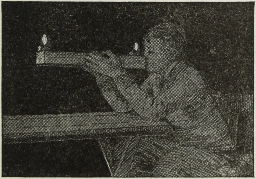 An illustration from Gilbert light experiments for boys, 1920, leaf 118