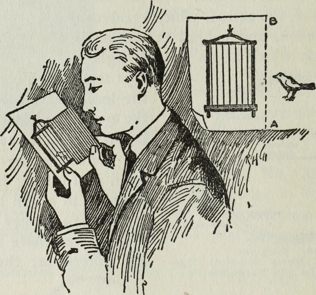 An illustration from Gilbert light experiments for boys, 1920, leaf 127
