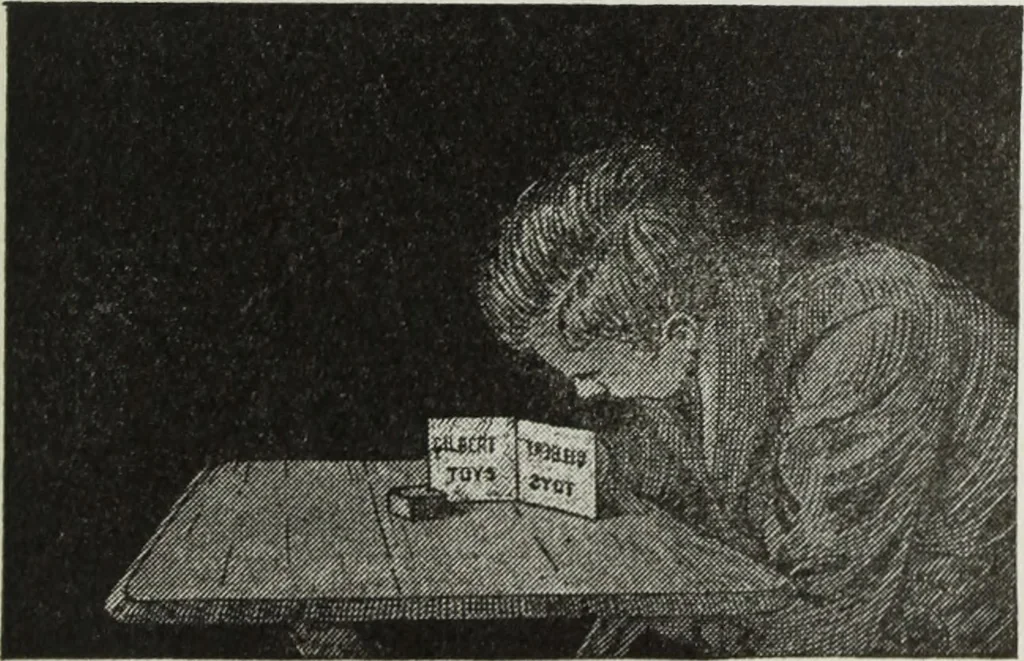 An illustration from Gilbert light experiments for boys, 1920, leaf 40