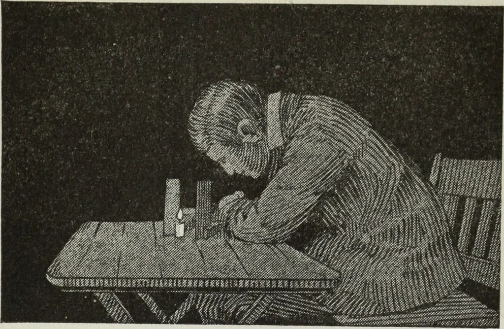An illustration from Gilbert light experiments for boys, 1920, leaf 55