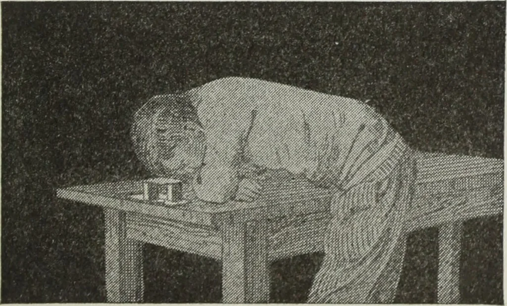 An illustration from Gilbert light experiments for boys, 1920, leaf 56