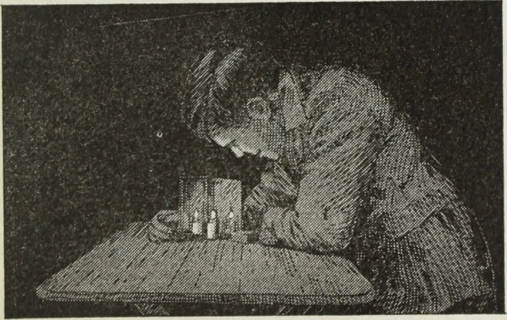 An illustration from Gilbert light experiments for boys, 1920, leaf 60