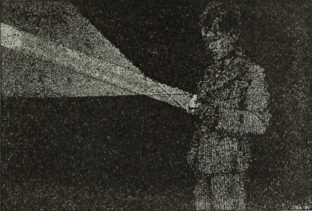 An illustration from Gilbert light experiments for boys, 1920, leaf 68