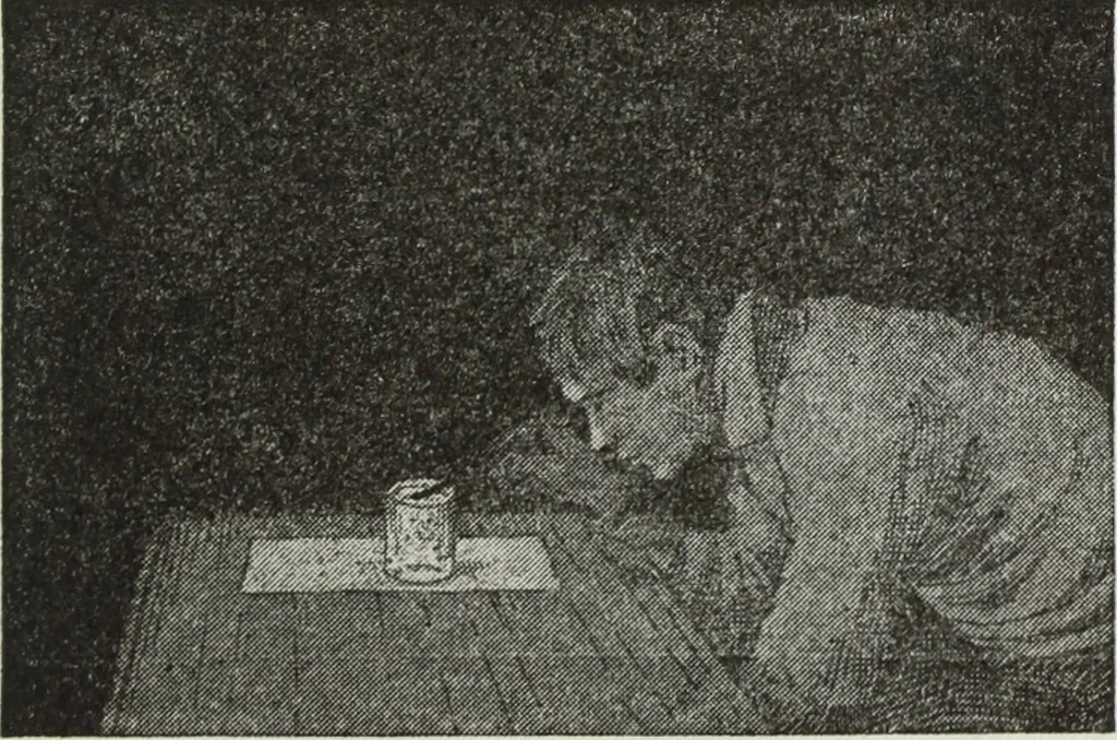 An illustration from Gilbert light experiments for boys, 1920, leaf 80