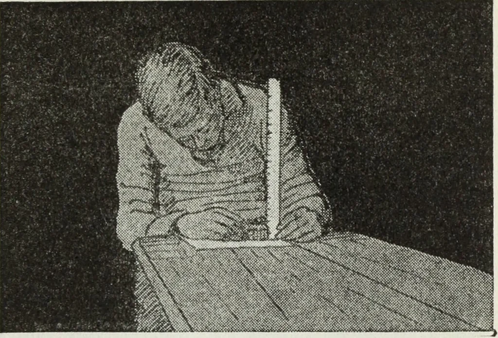 An illustration from Gilbert light experiments for boys, 1920, leaf 82