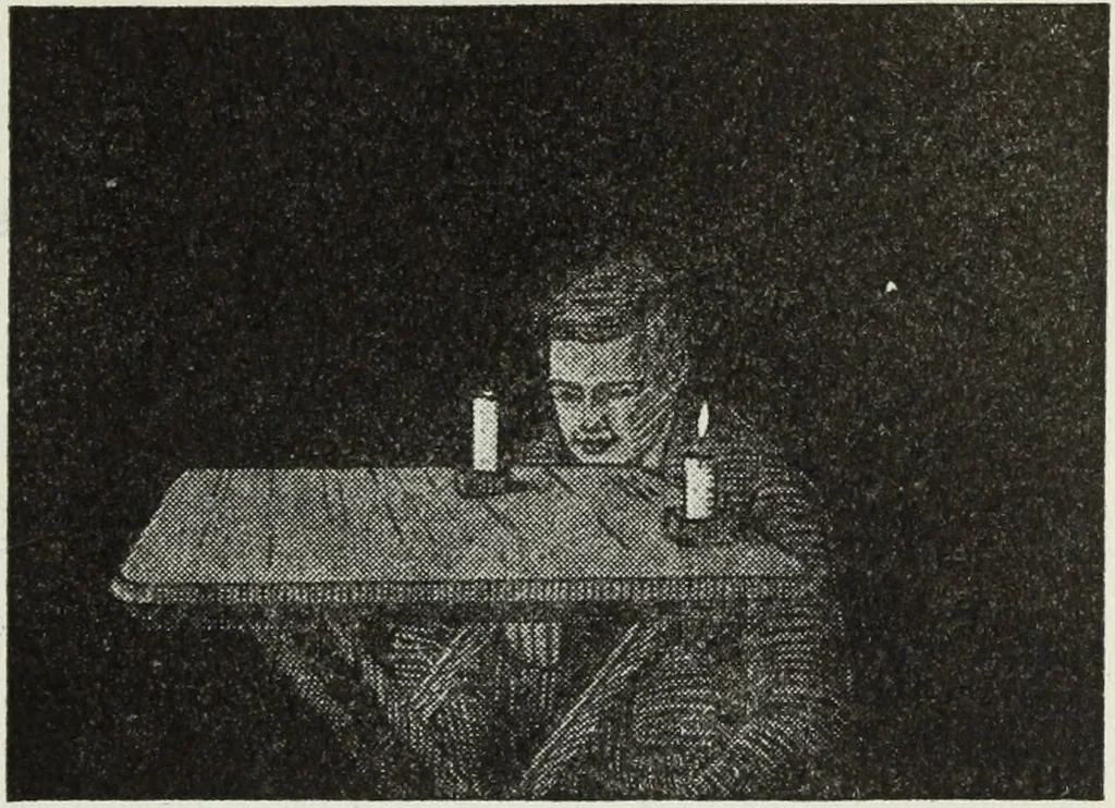 An illustration from Gilbert light experiments for boys, 1920, leaf 86