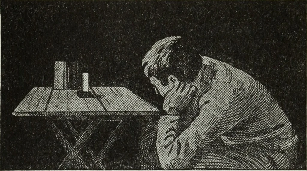 An illustration from Gilbert light experiments for boys, 1920, leaf 99