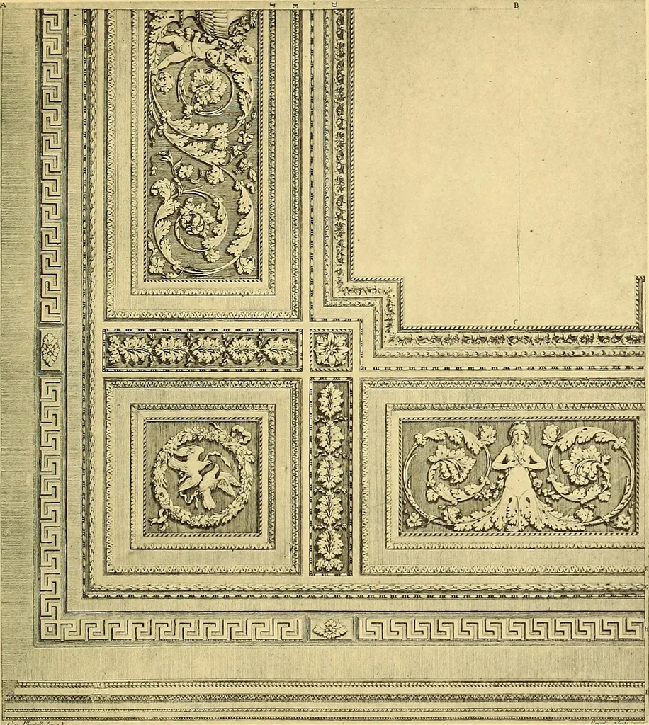 An illustration from Giocondo Albertolli, der Ornamentiker des italienischen Klassizismus, 1911, leaf 124