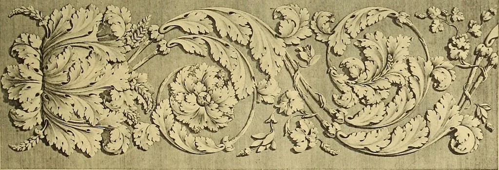 An illustration from Giocondo Albertolli, der Ornamentiker des italienischen Klassizismus, 1911, leaf 124
