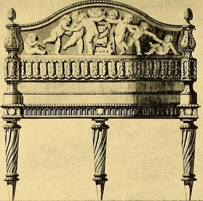 An illustration from Giocondo Albertolli, der Ornamentiker des italienischen Klassizismus, 1911, leaf 136