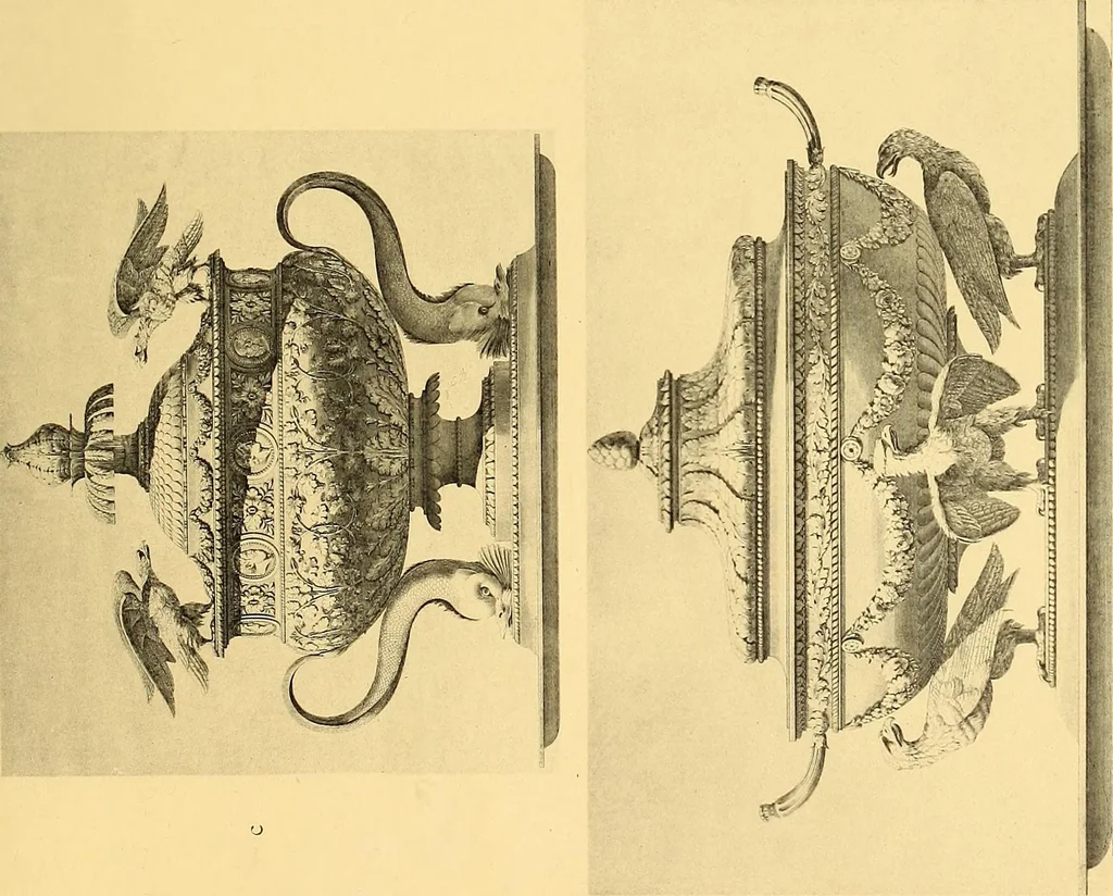 An illustration from Giocondo Albertolli, der Ornamentiker des italienischen Klassizismus, 1911, leaf 136