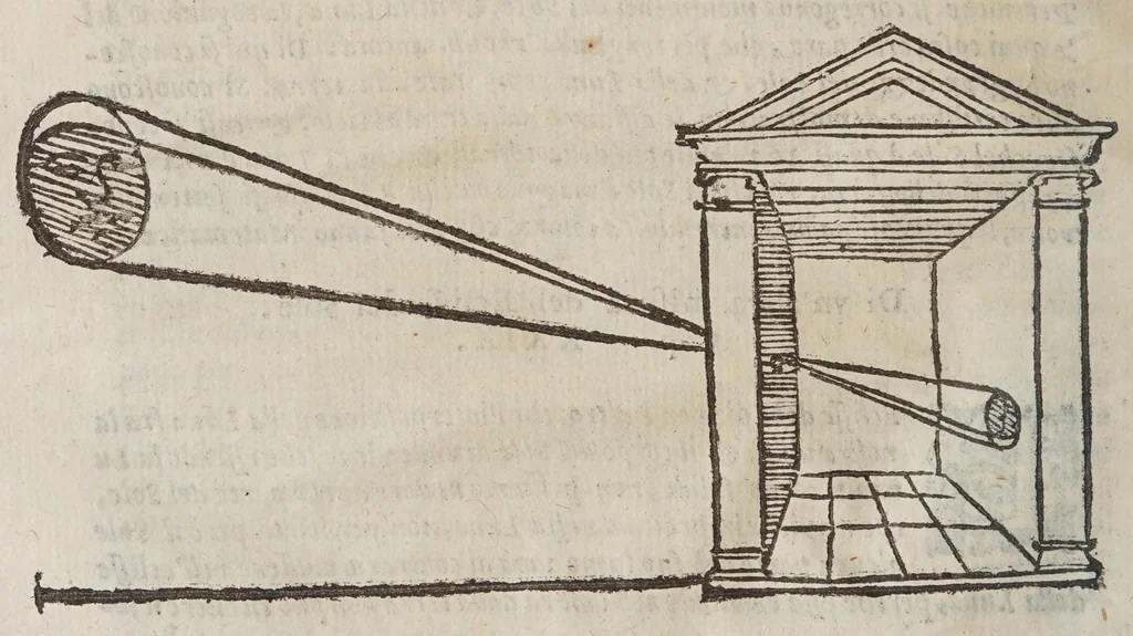 An illustration from Gio. Paolo Gallvcci ... Della fabrica et vso di diversi stromenti di astronomia, et cosmografia, oue si uede la somma della teorica, et pratica di queste due nobilissime scienze, 1598, leaf 268
