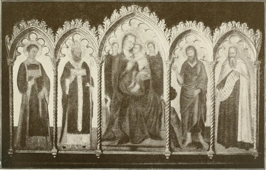 An illustration from Giottino und seine Stellung in der gleichzeitigen florentinischen Malerei, 1908, leaf 153