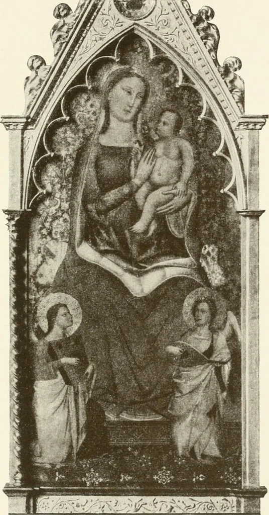 An illustration from Giottino und seine Stellung in der gleichzeitigen florentinischen Malerei, 1908, leaf 169