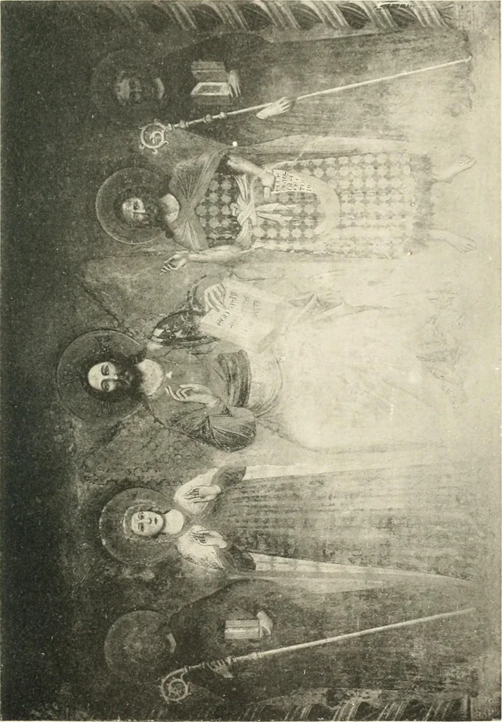 An illustration from Giotto's Schule in der Romagna, 1902, leaf 156