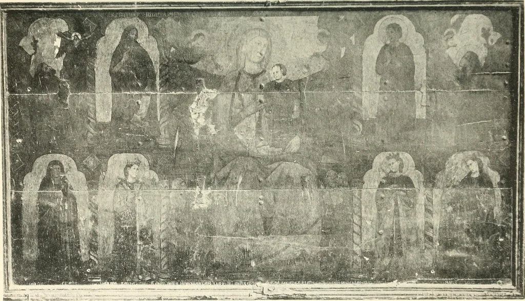 An illustration from Giotto's Schule in der Romagna, 1902, leaf 158