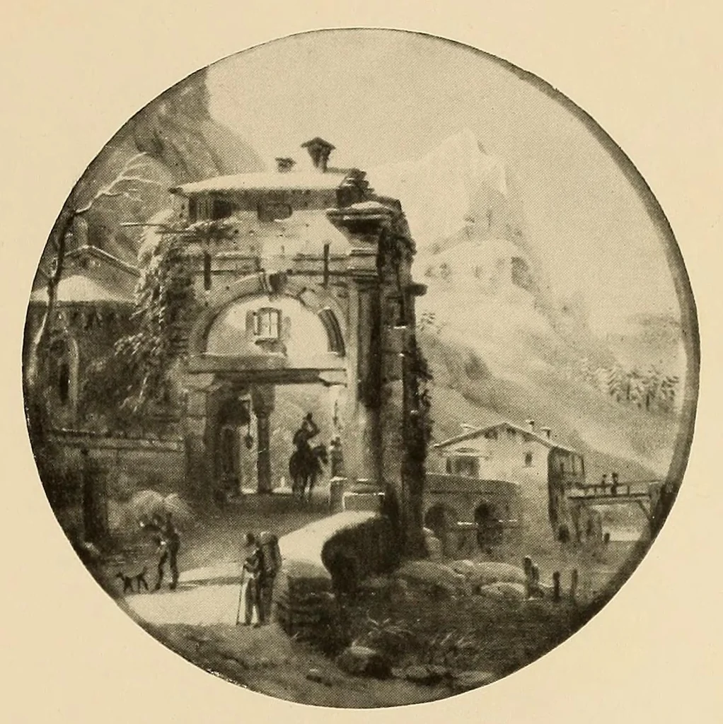 An illustration from Giovanni Migliara (1785-1837), 1900, leaf 153
