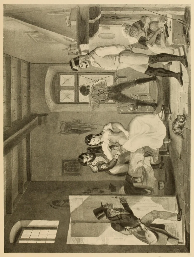An illustration from Giovanni Migliara (1785-1837), 1900, leaf 469