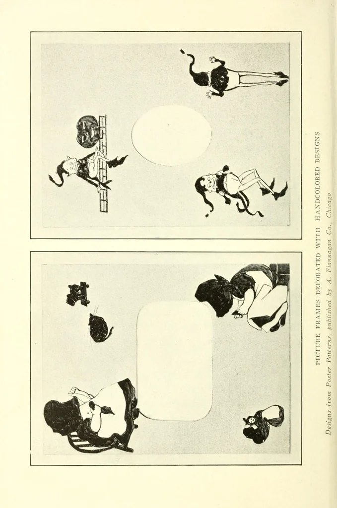 An illustration from Girls' make-at-home things, 1912, leaf 198